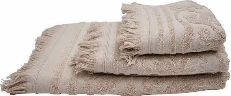 Sunshine Πετσέτα Σώματος Κρόσι 80x150 1 Beige