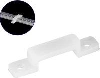 Globostar® 70907 Στήριγμα Για Αδιάβροχο Ip68 Κανάλι Σιλικόνης 14Mm Για Ταινίες Led 12Mm