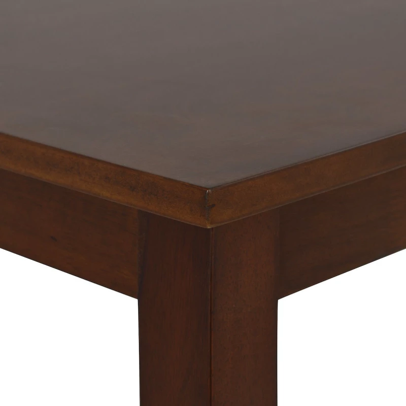 Home Markt Τραπεζι Καρυδι Hm0189 120X74 Με Ξυλινα Ποδια