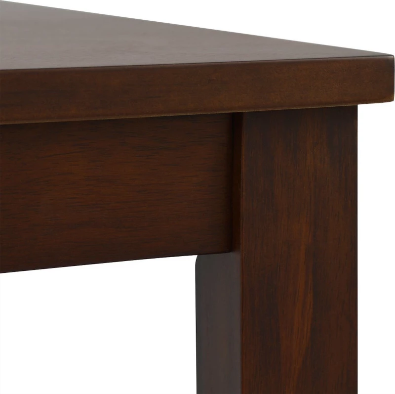 Home Markt Τραπεζι Καρυδι Hm0189 120X74 Με Ξυλινα Ποδια