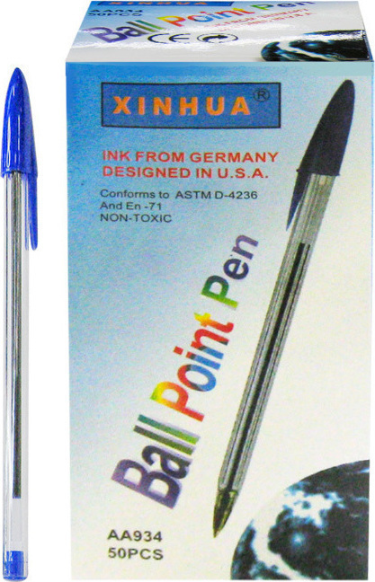 ΣΤΥΛΟ ΚΛΑΣΣΙΚΟ ΔΙΑΦΑΝΟ BALLPOINT ΜΠΛΕ 1mm