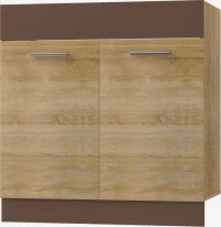 Ντουλάπι Νεροχύτη Alina 80x44.5x85cm Σονόμα-Μόκκα