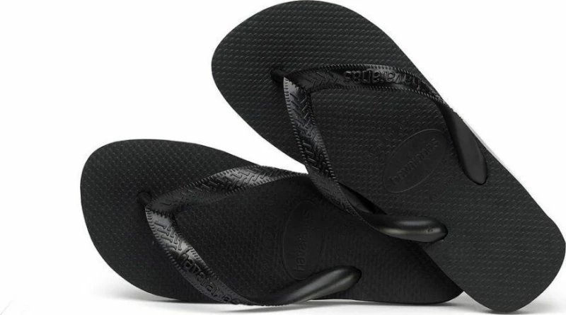 Havaianas Top Σαγιονάρες σε Μαύρο Χρώμα