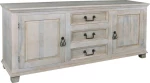 Maison Sardar Μπουφές Antique Άσπρο 175x45x76cm