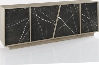 Petra Μπουφές Sonoma Σκούρο / Πέτρα 207x43x75cm