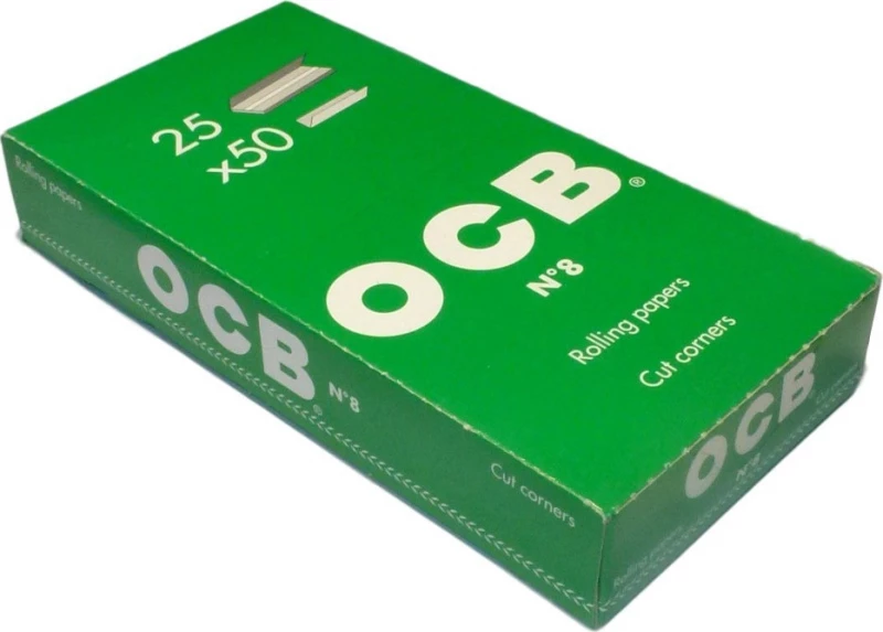 Ocb Χαρτάκια Πράσινα 50 φύλλα 25τμχ