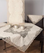 Silk Fashion Τραπεζομάντηλο Σετ 3τμχ 837