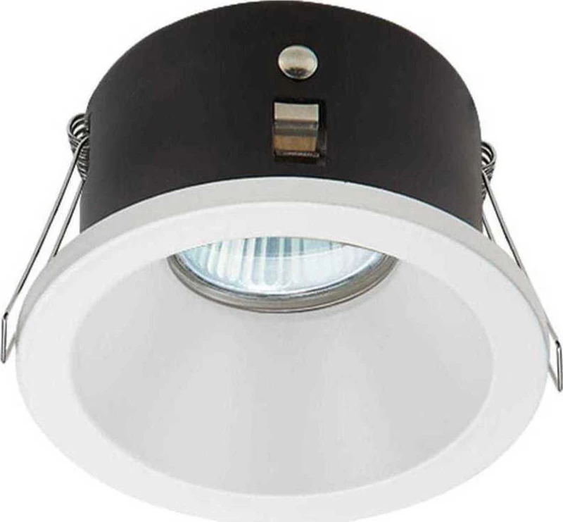 Zambelis Lights Μεταλλικό Σποτ Χωνευτό GU10 8.3x8.3cm Λευκό
