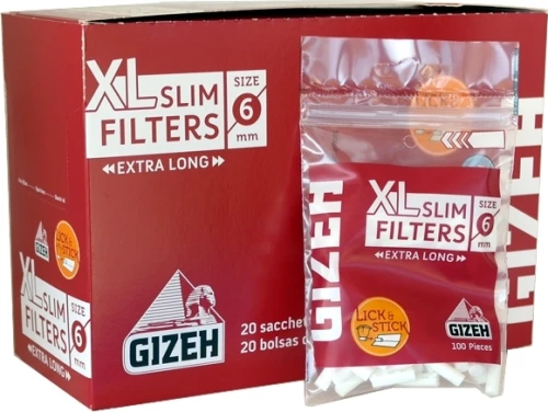 Gizeh Φιλτράκια Slim XL 150x 20τμχ