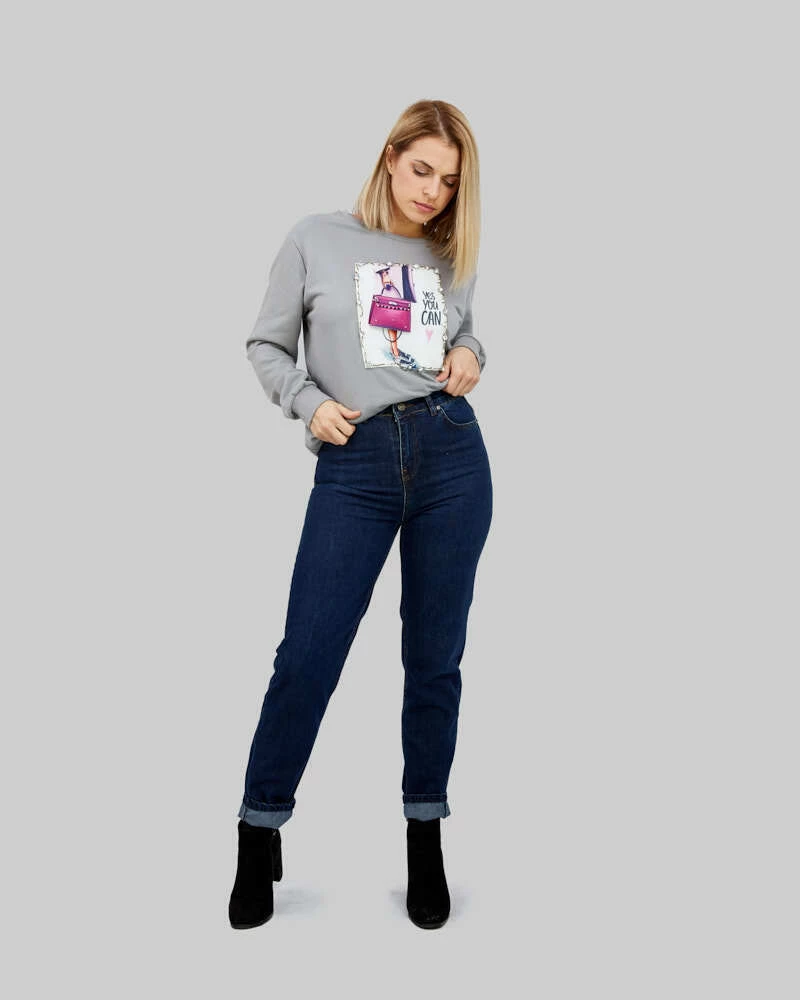 Γυναικείο mom τζιν 95% βαμβάκι
