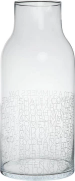 Raeder Διακοσμητικό Βάζο Γυάλινο 22.5x22.5x50cm