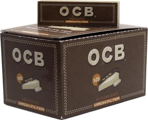 Ocb Τζιβάνες Virgin Unbleached 50x 25τμχ