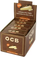 Ocb Τζιβάνες Virgin Unbleached 50x 25τμχ