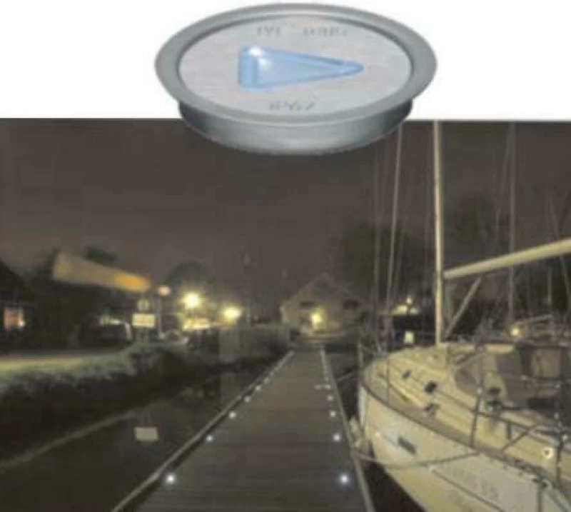 5952 | ΕΥΕLED ΠΟΡΕΙΑΣ ΣΕΤ 20 ΜΟΝΑΔΕΣ ΣΩΜΑ: INOX - LED: 0,3W ΛΕΥΚΟ 5952