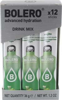Bolero Χυμός σε Σκόνη 500ml σε Νερό Mojito Χωρίς Ζάχαρη 3gr 12τμχ