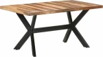 Τραπεζαρία 160 x 80 x 75 εκ. Μασίφ Ξύλο με Φινίρισμα Sheesham