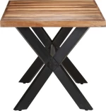 Τραπεζαρία 160 x 80 x 75 εκ. Μασίφ Ξύλο με Φινίρισμα Sheesham
