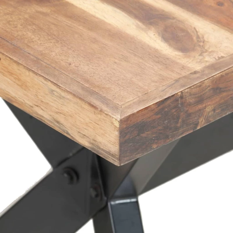 Τραπεζαρία 160 x 80 x 75 εκ. Μασίφ Ξύλο με Φινίρισμα Sheesham