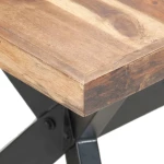Τραπεζαρία 160 x 80 x 75 εκ. Μασίφ Ξύλο με Φινίρισμα Sheesham