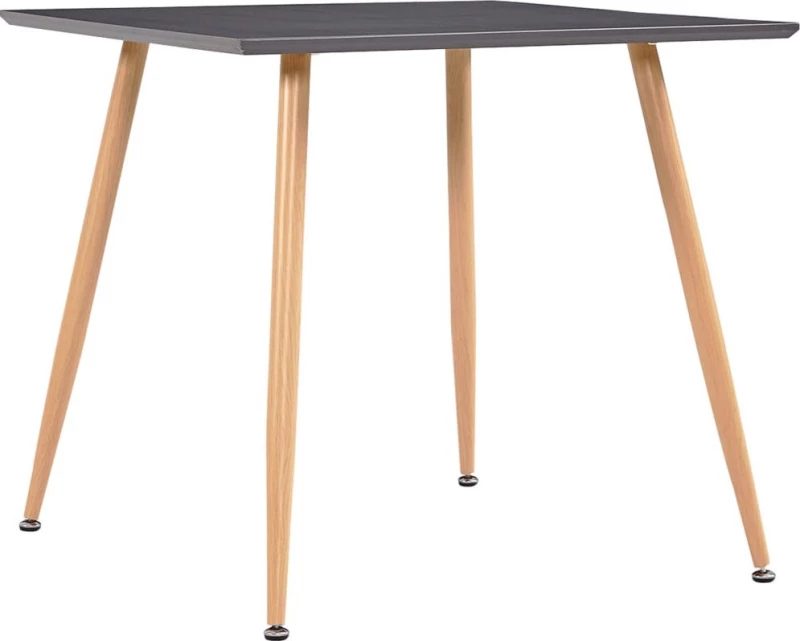 Τραπεζαρία Γκρι / Χρώμα Δρυός 80,5 x 80,5 x 73 εκ. από MDF