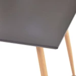 Τραπεζαρία Γκρι / Χρώμα Δρυός 80,5 x 80,5 x 73 εκ. από MDF