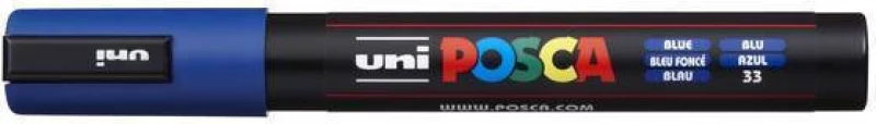 Posca PC-5M Ανεξίτηλος 2.5mm Blue