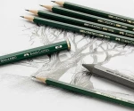 Faber-Castell 9000 Μολύβι 3H Πράσινο