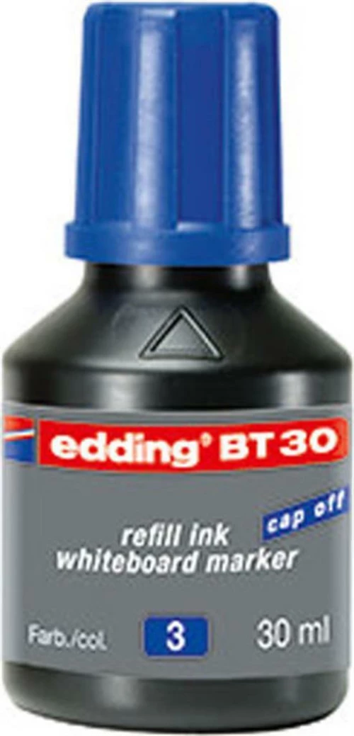 Edding ΒΤ-30 Ανταλλακτικό Μελάνι για Μαρκαδόρο σε Μπλε Χρώμα 30ml