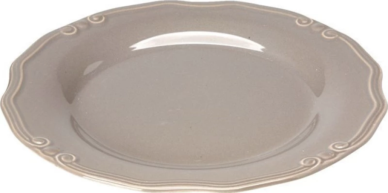 Espiel Tiffany Πιάτο Γλυκού Κεραμικό Καφέ με Διάμετρο 21cm