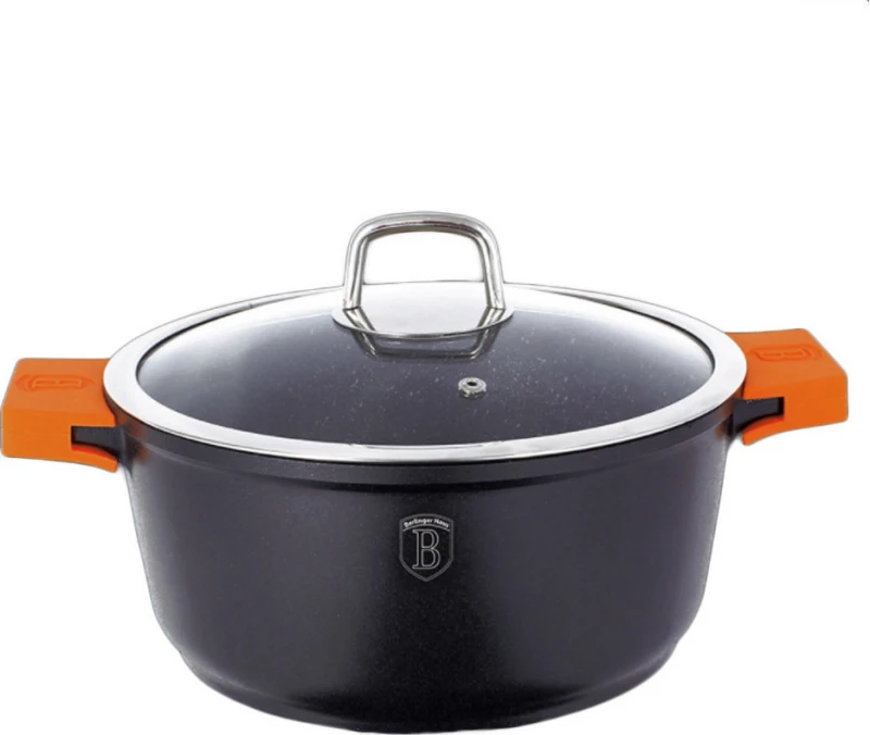 Berlinger Haus Granit Diamond Line Βαθιά Κατσαρόλα από Χυτό Αλουμίνιο 4.2lt / 24cm