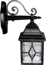 Heronia Επιτοίχιο Εξωτερικό Φωτιστικό Μαύρο 07-1085