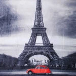 Borea Eiffel Κουβέρτα Fleece Μονή 160x220 3D