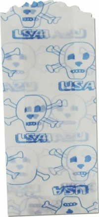 Σακουλάκι Αποθήκευσης Χάρτινο - USA Skull (35x76mm)