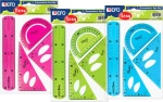 +Efo Flexy Σετ Γεωμετρικά Όργανα 20cm 4 Τμχ (Διάφορα Χρώματα) 770520