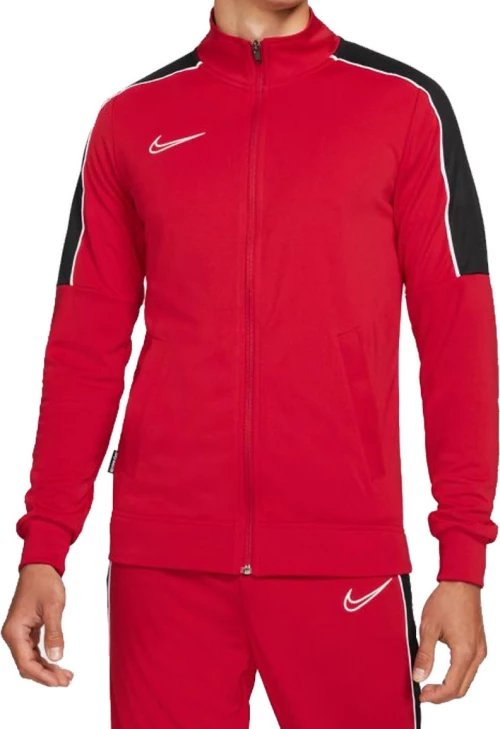 Nike Dri Fit Academy Knit Soccer Ανδρικό Φούτερ Ζακέτα με Τσέπες Κόκκινη DA5566-687