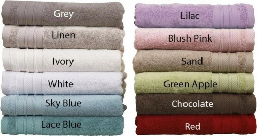 Anna Riska Σετ Πετσέτες 3τμχ Soft Blush Pink