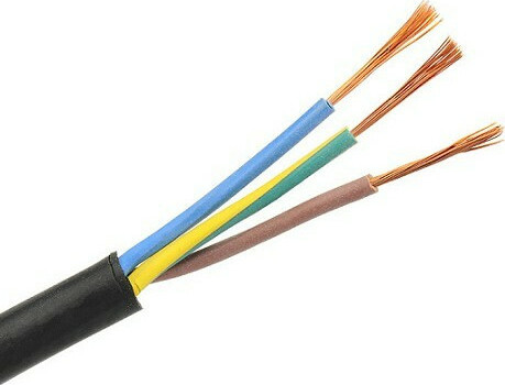Καλώδιο εύκαμπτο 3χ1,5mm Μαύρο