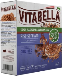 Nicoli Vitabella Τραγανοί Κόκκοι Ρυζιού με Κακάο 300gr