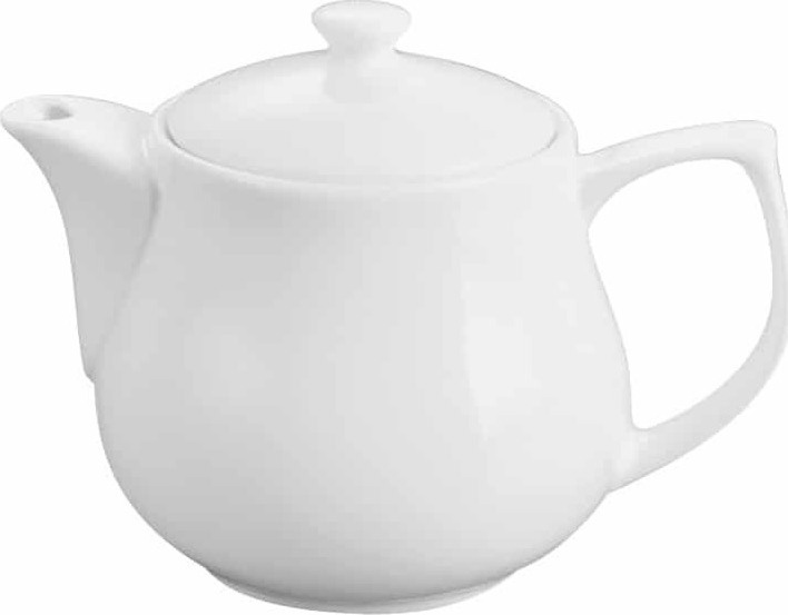 GTSA Τσαγιέρα Πορσελάνης Λευκή 700ml