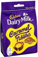 Cadbury Σοκολατάκια Caramel Nibbles 120gr