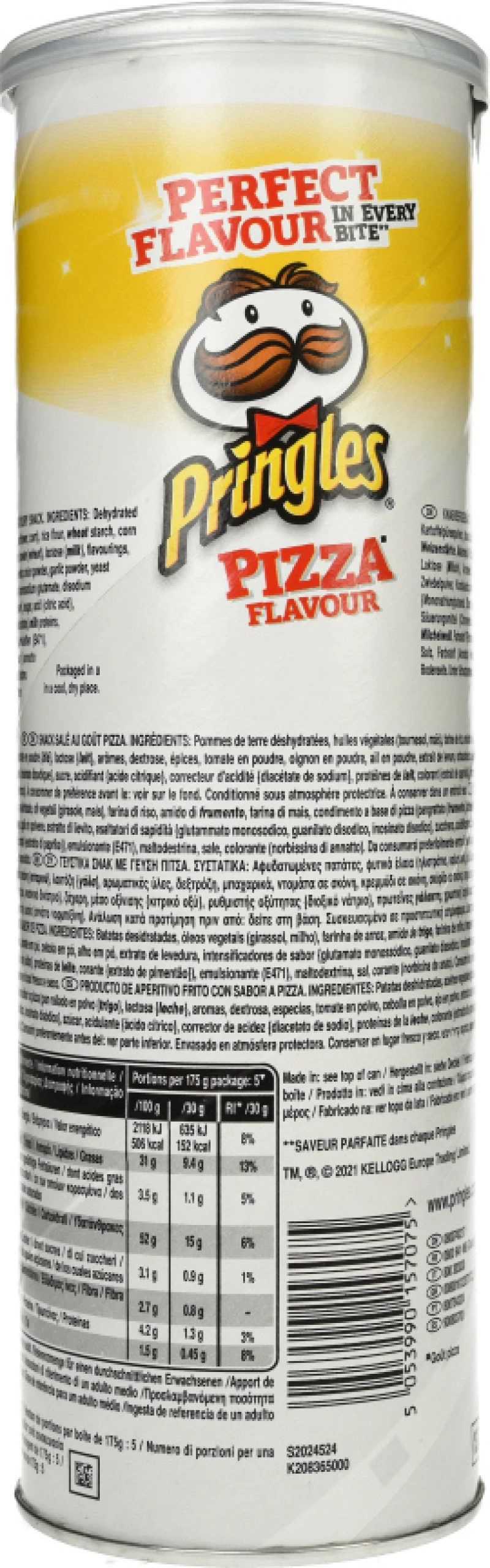 Πατατάκια Pringles Pizza Flavour 165g