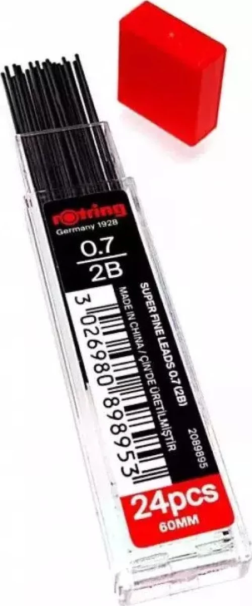 Rotring 24x24 Μύτες Μολυβιού Super Fine Πάχους 0.7mm Τύπου 2B