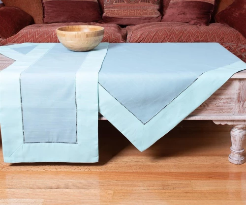 Silk Fashion Τραπεζομάντηλο 160x220 Bg17 Τυρκουάζ-Σιέλ 5