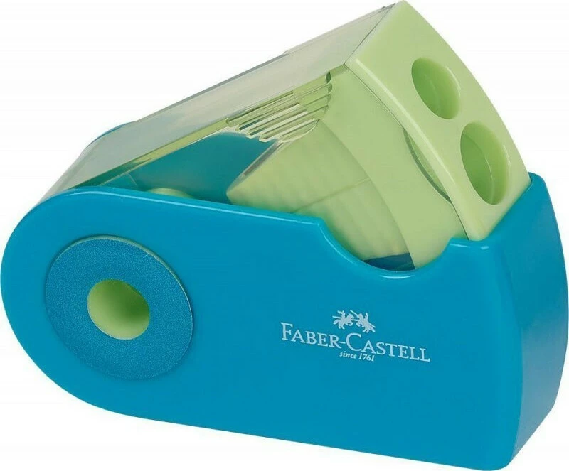 Faber-Castell Sleeve 182704 Διπλή Ξύστρα 2019 (Διάφορα Χρώματα)