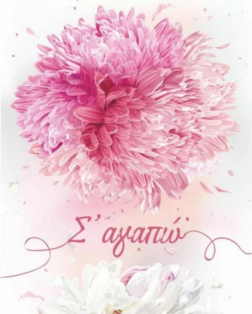 Ευχετήρια Κάρτα "Σ' αγαπώ" 9x11cm (NS014)
