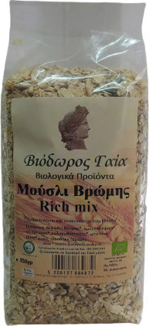 Βιόδωρος Γαία Μούσλι Βρώμης Rich Mix 350gr