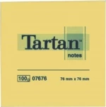 Tartan TART654 100 φύλλα 7.6x7.6cm Κίτρινο