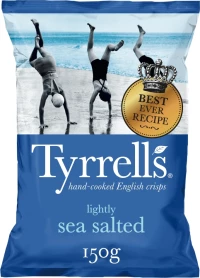 Πατατάκια Tyrrells Lightly Sea Salted 150g