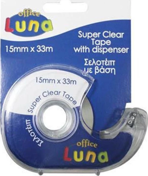 Luna Βάση με Σελοτέιπ Super Clear 000656720 33mm x 15m