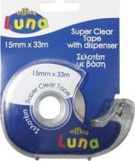 Luna Βάση με Σελοτέιπ Super Clear 000656720 33mm x 15m